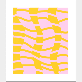 Wobbly Abstract Lines Posters and Art